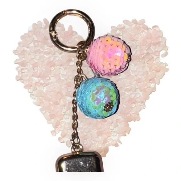 Pink Tassel Keychain NWOT - Picture 3 of 5